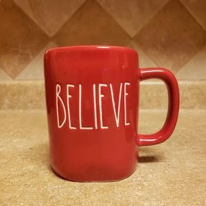 🎁 New Rae Dunn BELIEVE Christmas Coffee Mug